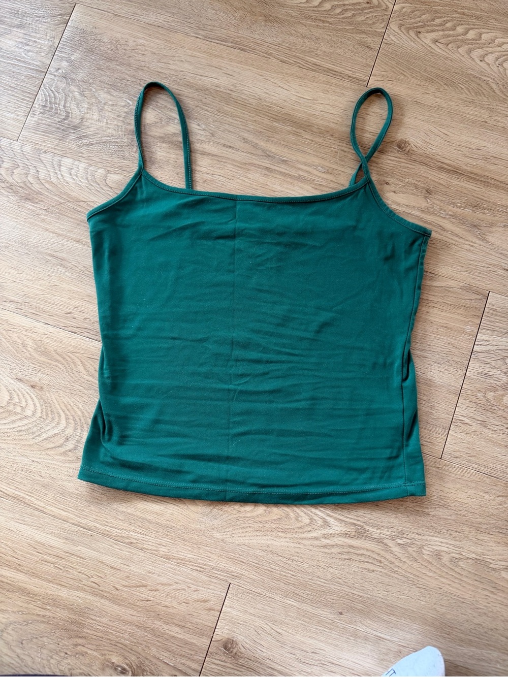 Garage Emerald Green Spaghetti Strap Camisole